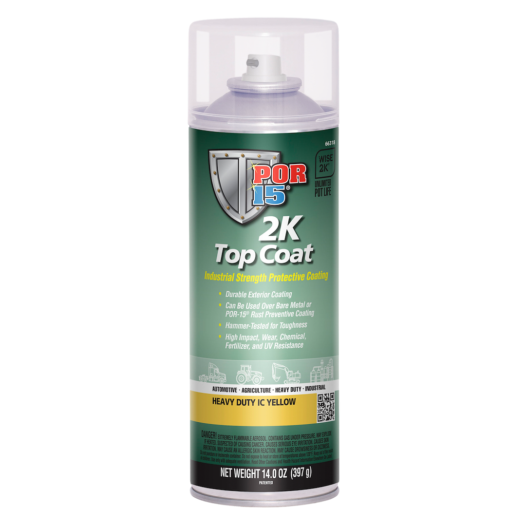 POR-15 66318 2K Spray Top Coat, 500 mL