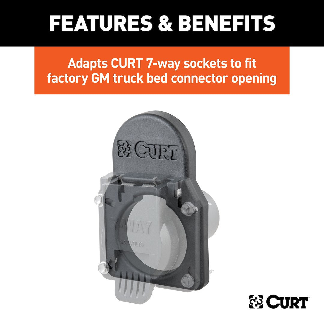 Curt 55417 Trailer Wiring Connector Adapter Housing - image 3
