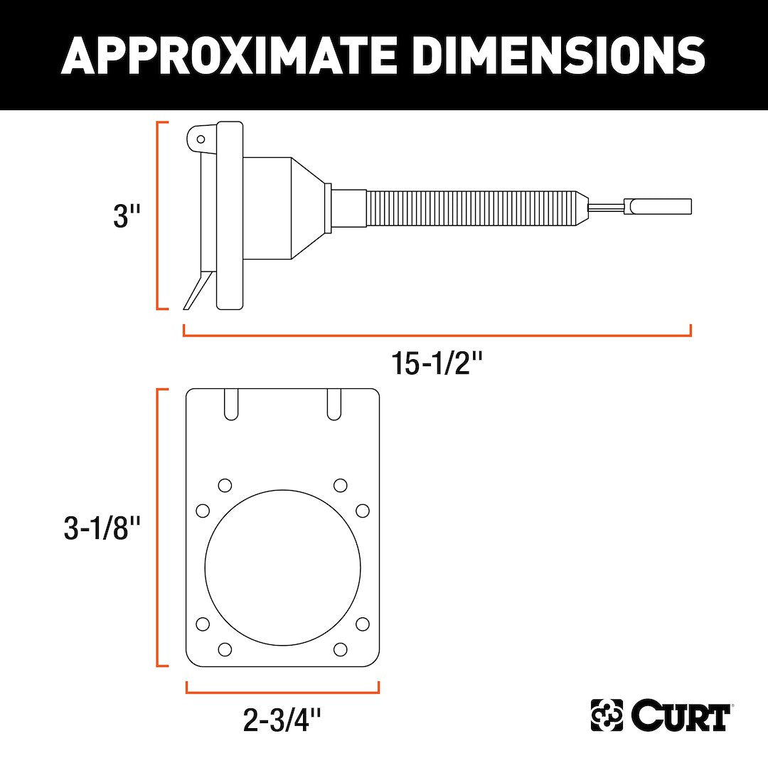 Curt 57676 Trailer Wiring Connector Adapter - image 4