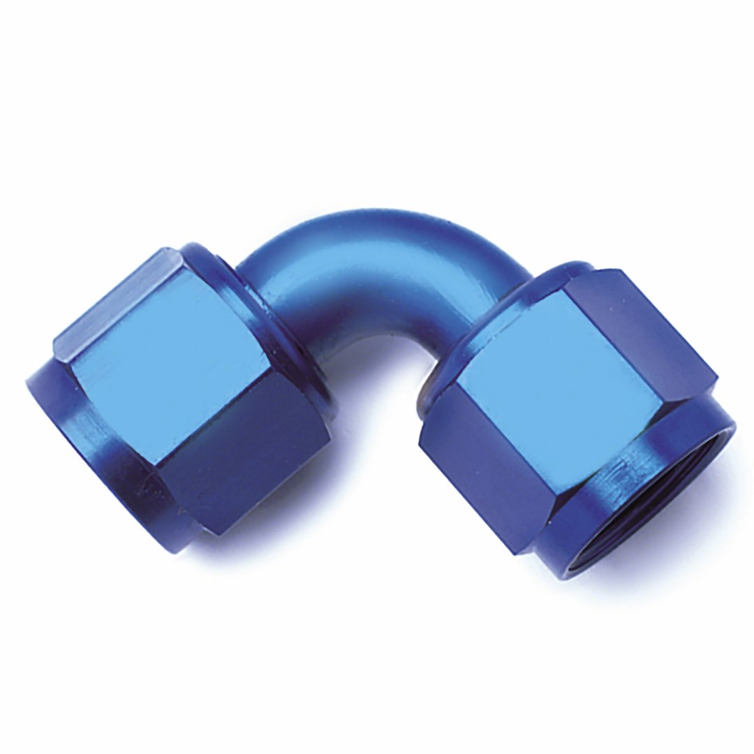 SpeedFX 560890 Blue 90-Degree -8 AN Swivel Coupler