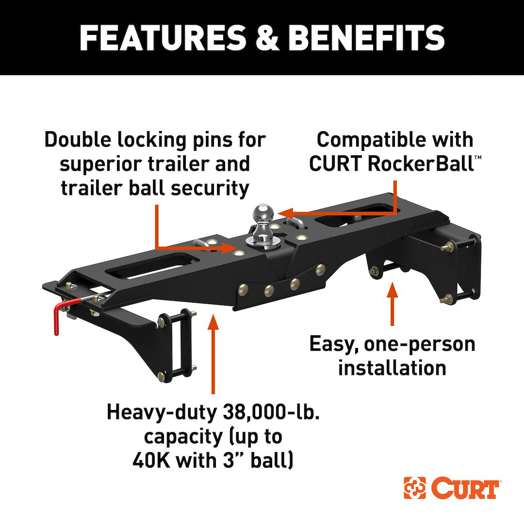 Curt 60704 Gooseneck Trailer Hitch - image 3
