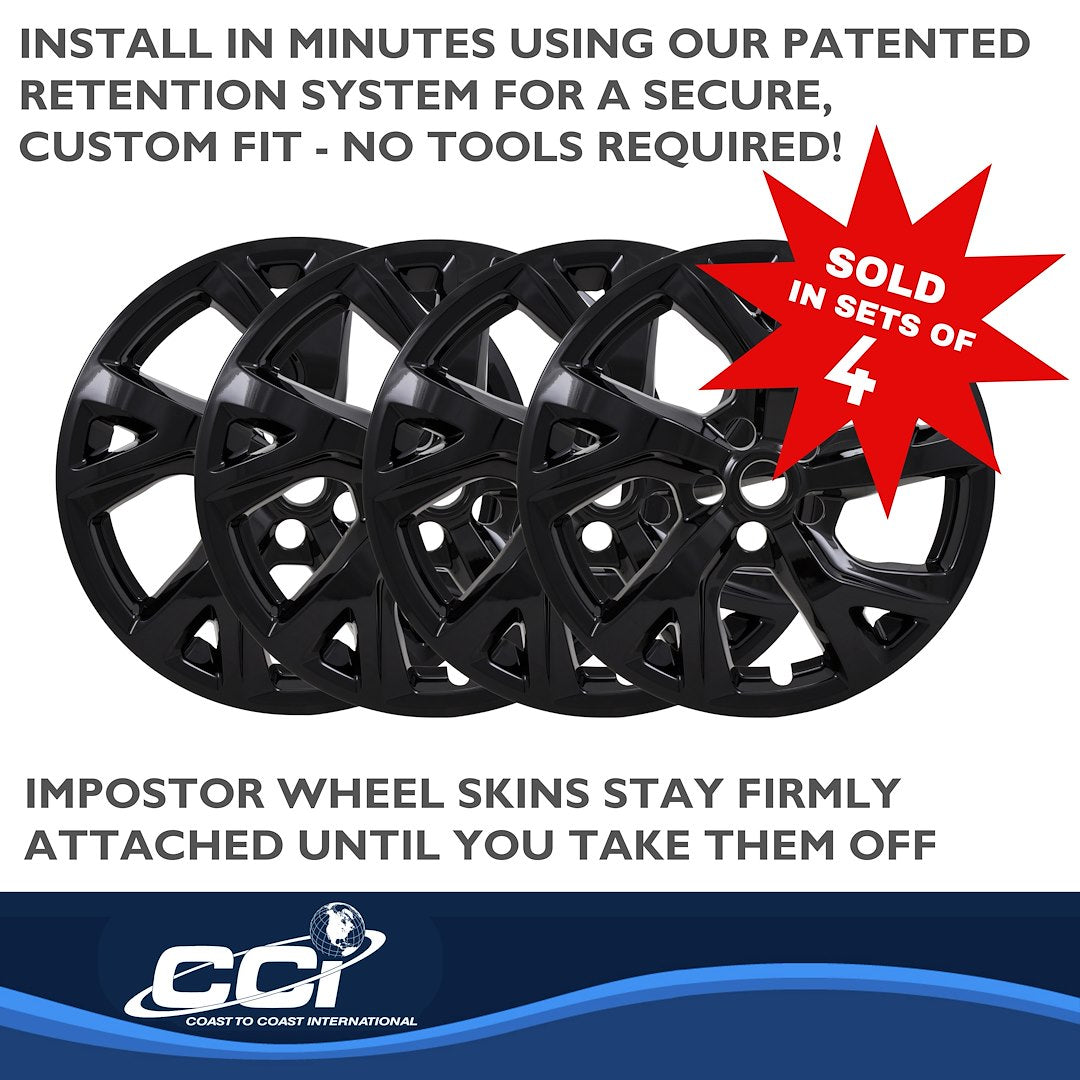 Coast To Coast IMP452BLK Black Equinox Impostor Wheel Skins - image 5