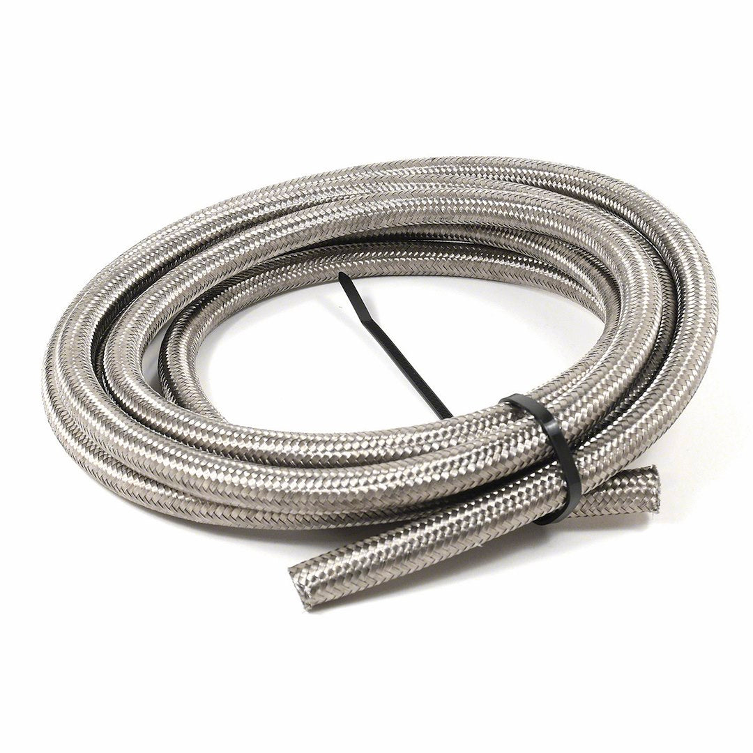 SpeedFX 5320806 -8 AN Stainless Braided Hose, 6 Feet