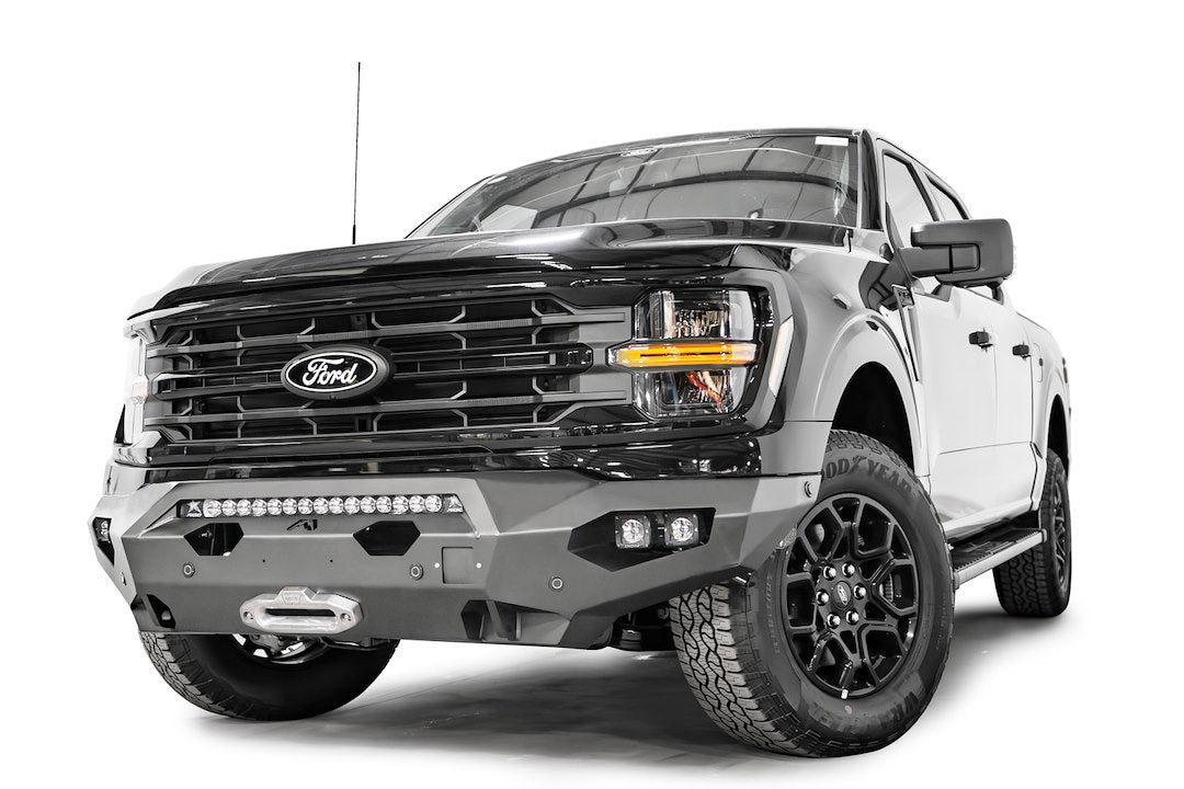 Fab Fours FF24-X6551-1 Matrix Steel Bumper, 12,000-lb Winch Fit