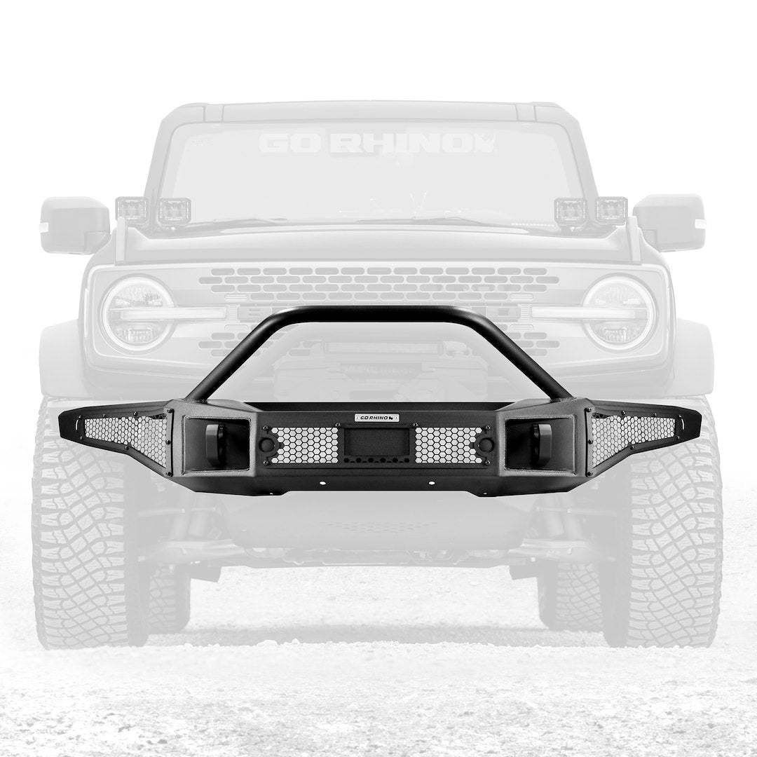 Go Rhino 331401T Rockline One-Piece Steel Bumper for Bronco