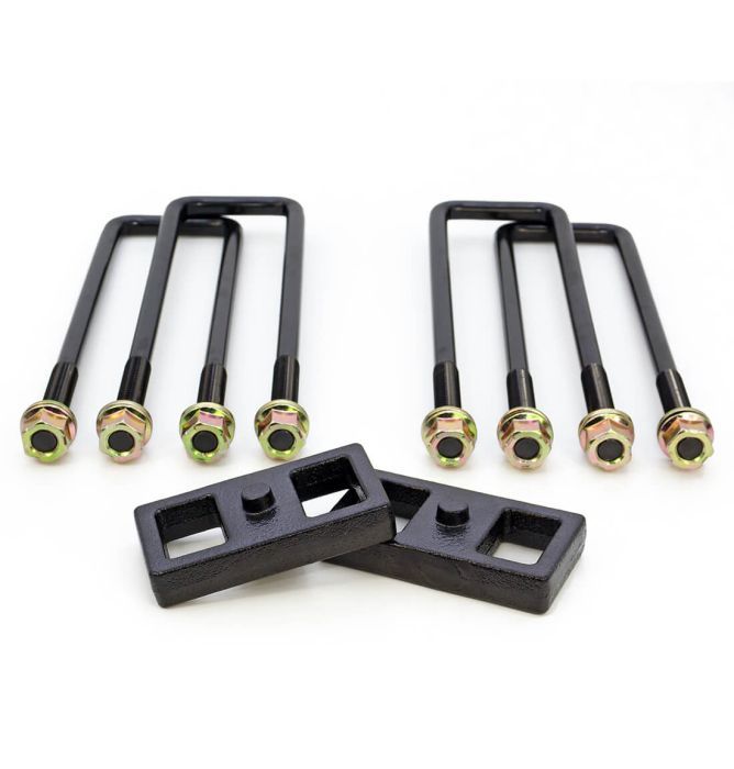 ReadyLift 26-30100 1-Inch Rear Leaf Spring Block Kit
