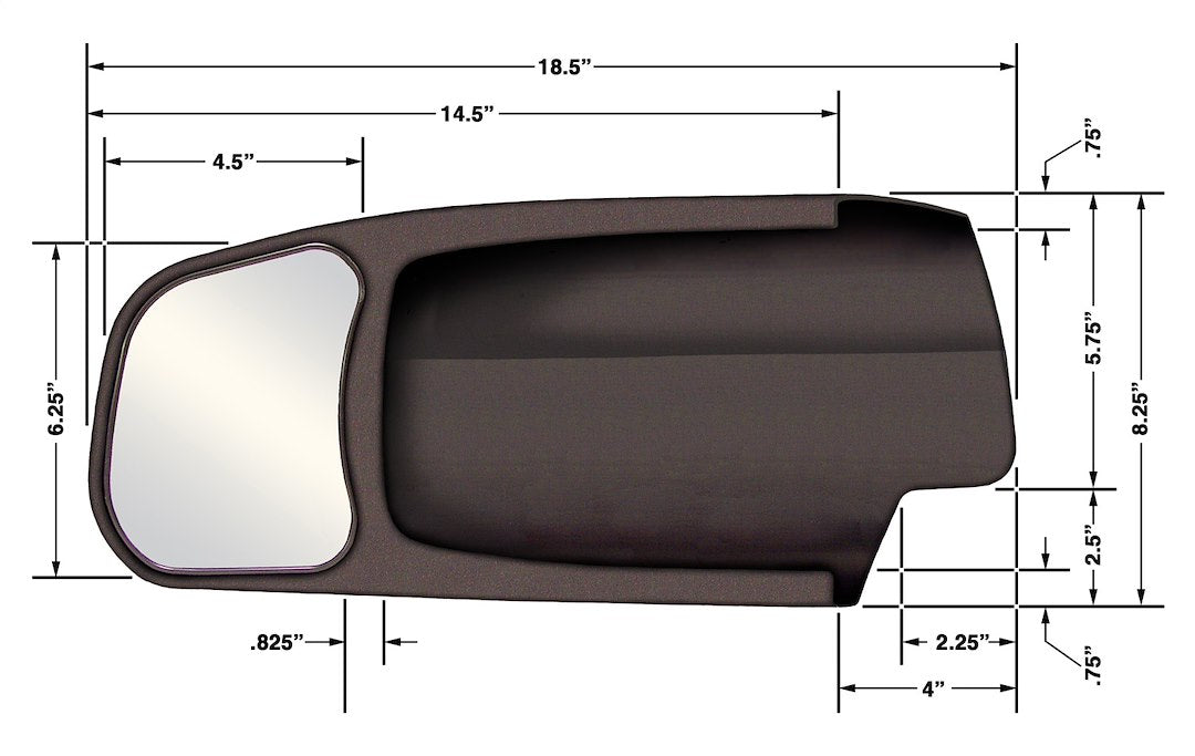 Cipa Usa 11400 Exterior Towing Mirror - image 2