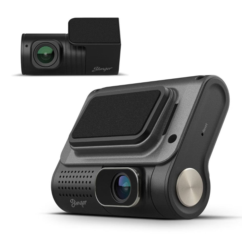Stinger SDC-2CH2KQHD Opsis Front and Rear Dash Camera