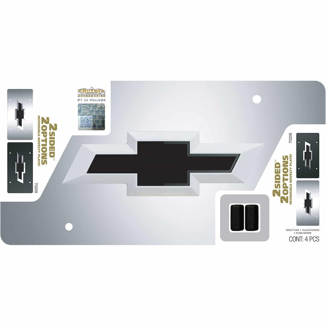 Cruiser 70206 Chevrolet Stainless Novelty Plate - image 1