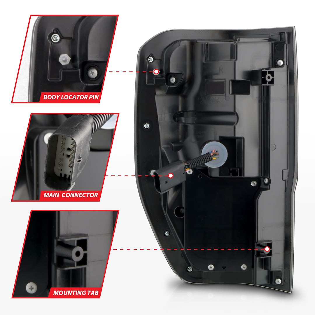 ANZO USA Uses OEM Sockets And Wiring OEM LED Tail Light Assembly 311447 - image 3