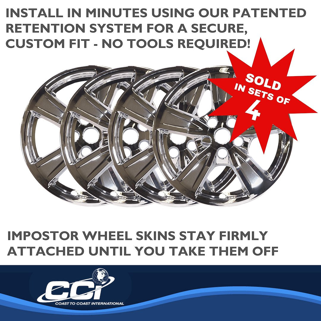 Coast To Coast IMP474X Mustang Chrome 17-Inch Wheel Skin - image 4