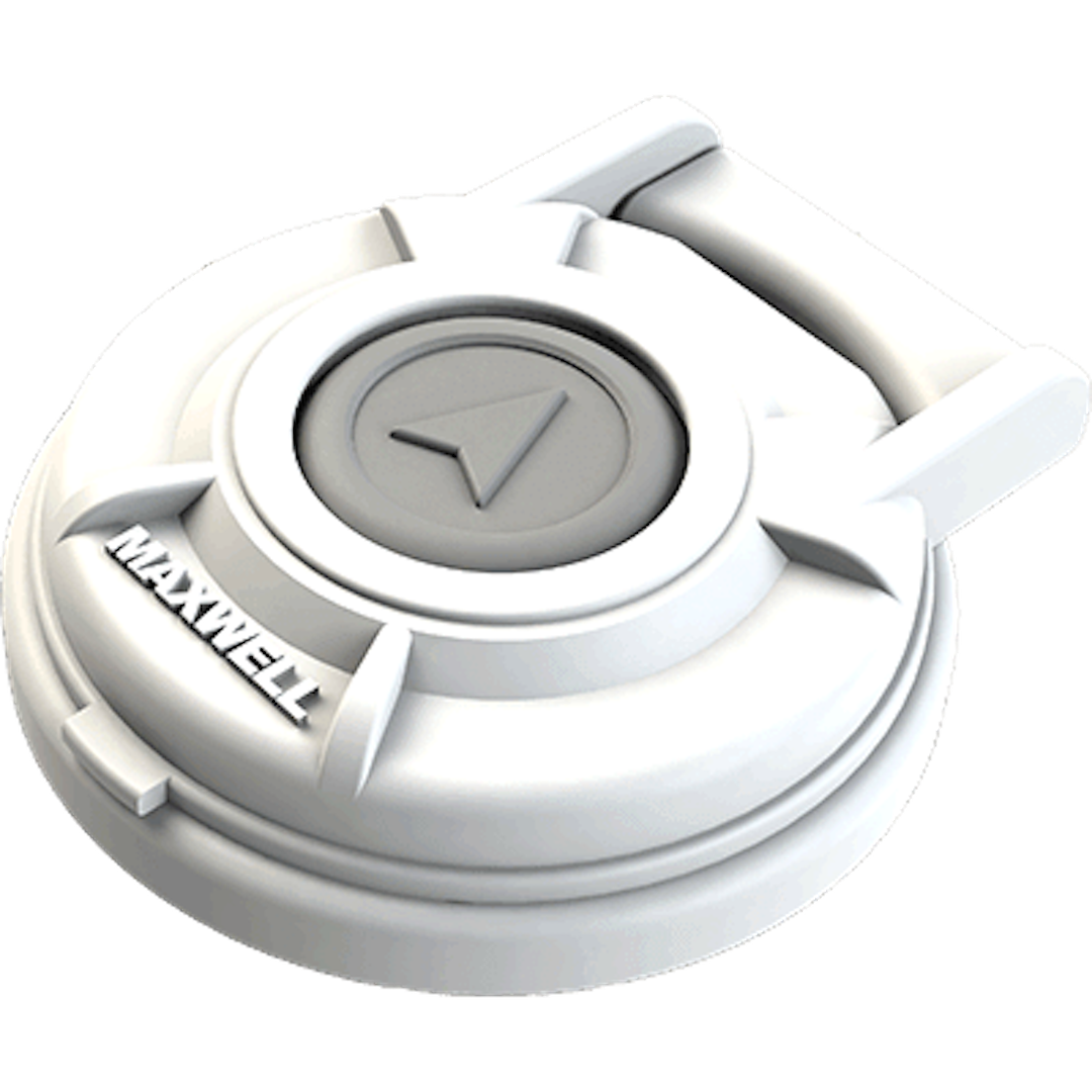 Maxwell P104809 Compact White Covered Anchor Foot Switch