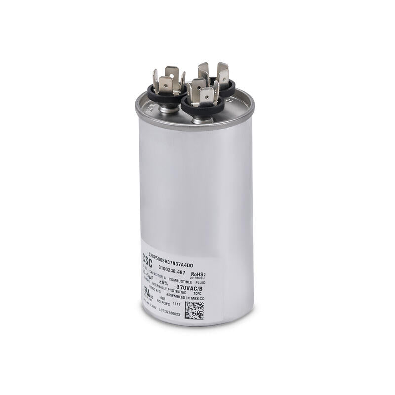 Dometic 3313107.018 50/5 MFD Run Capacitor for 13,500 BTU RV Air Conditioners