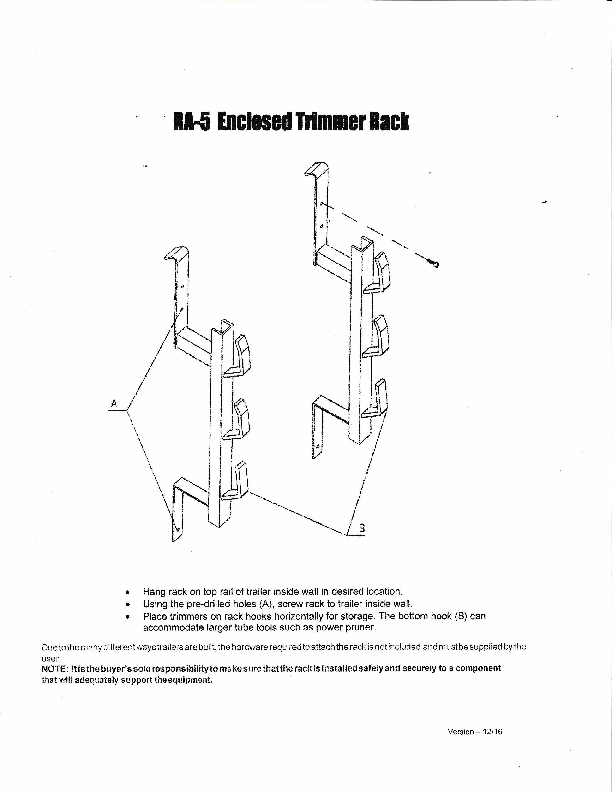 Rack-Em Ra-5 Tool Organizer - image 6