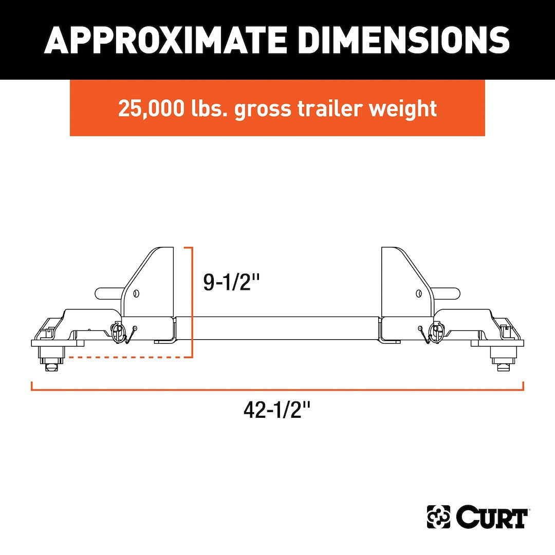 Curt 16021 Fifth Wheel Trailer Hitch Head Support - image 6