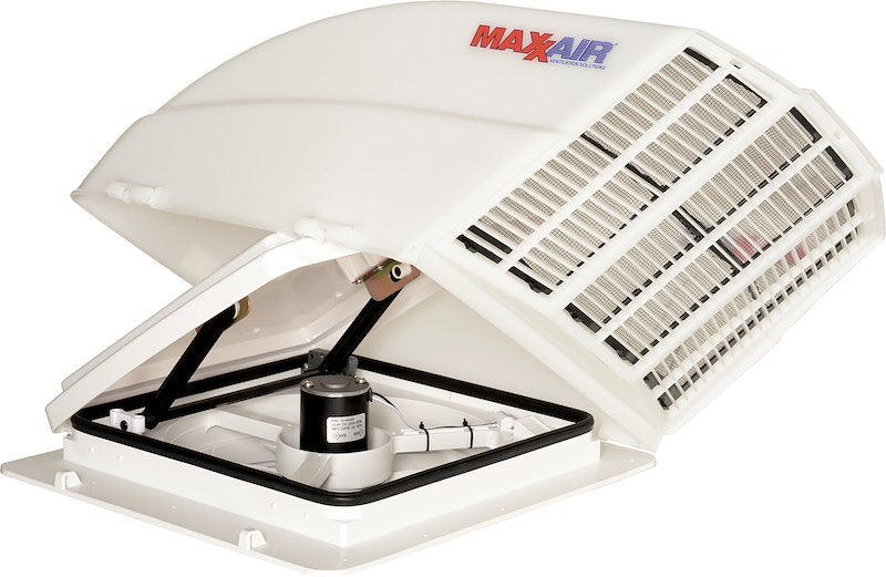 MaxxAir 00-955001 Fan/Mate RV Roof Vent Cover for 14" x 14" Vents – White