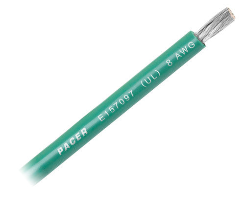 Pacer Marine Wul8gn-100 Flexible Marine Primary Wire