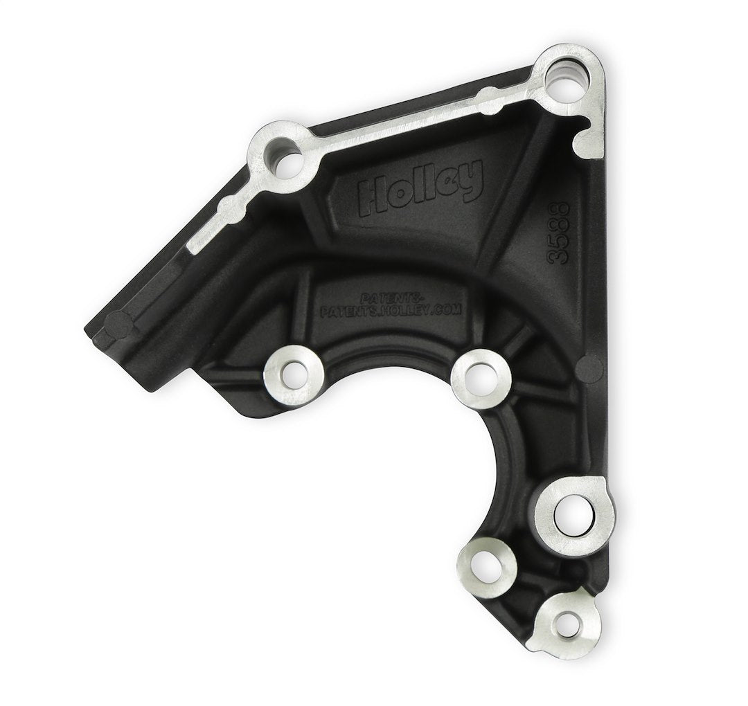 Holley 20-165bk Black LS/LSA Power Steering Pump Bracket