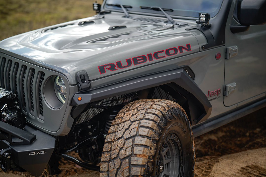 DV8 Offroad FDGL-09 Armor Flat Fender Flares
