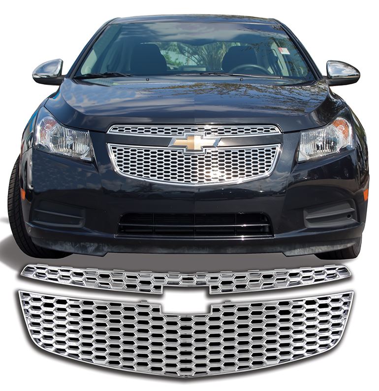 Coast To Coast GI100 Two-Piece Chrome Honeycomb Overlay - image 1
