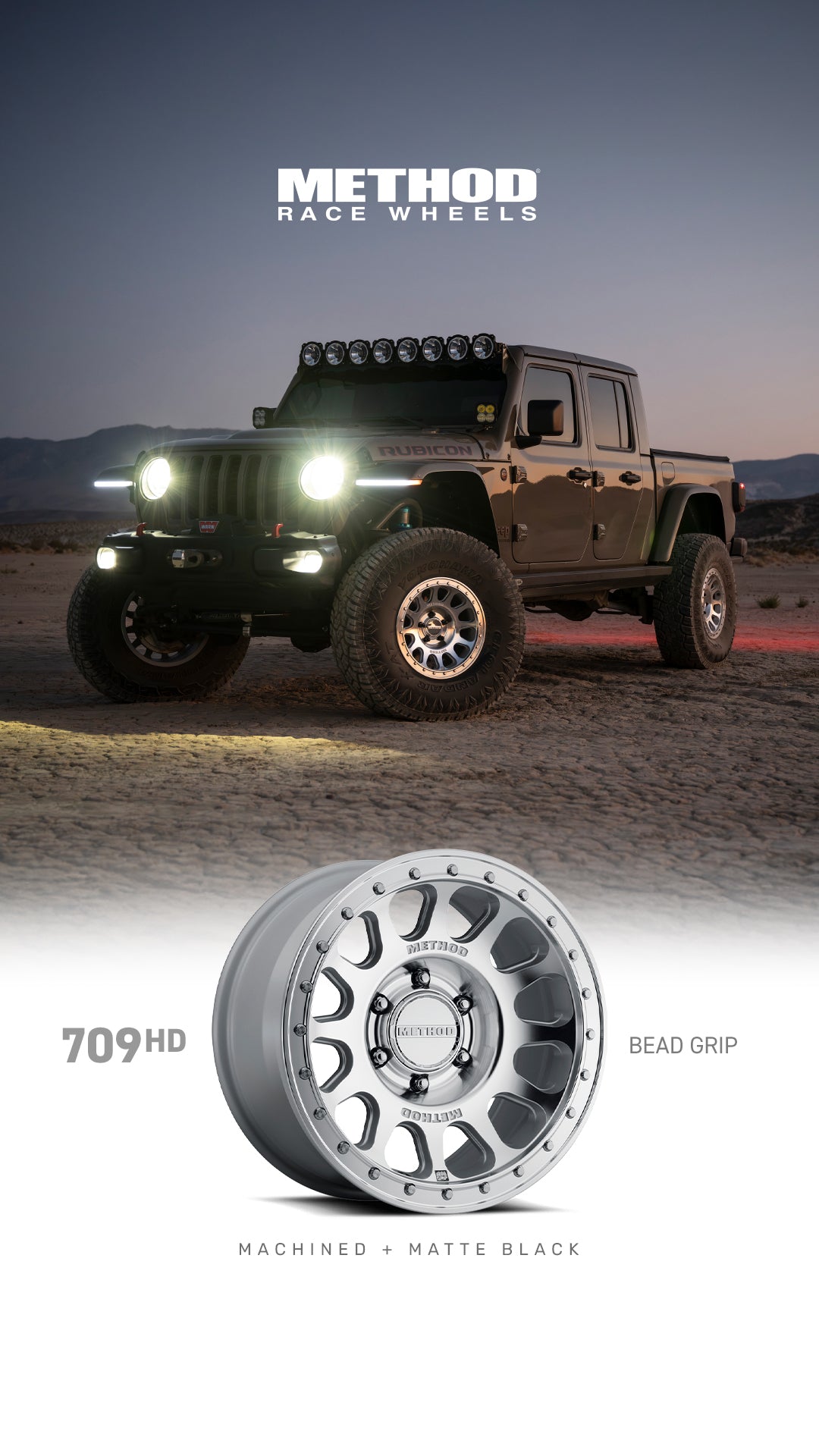 Method Race Wheels MR70978560325H 709HD 17x8.5 Wheel