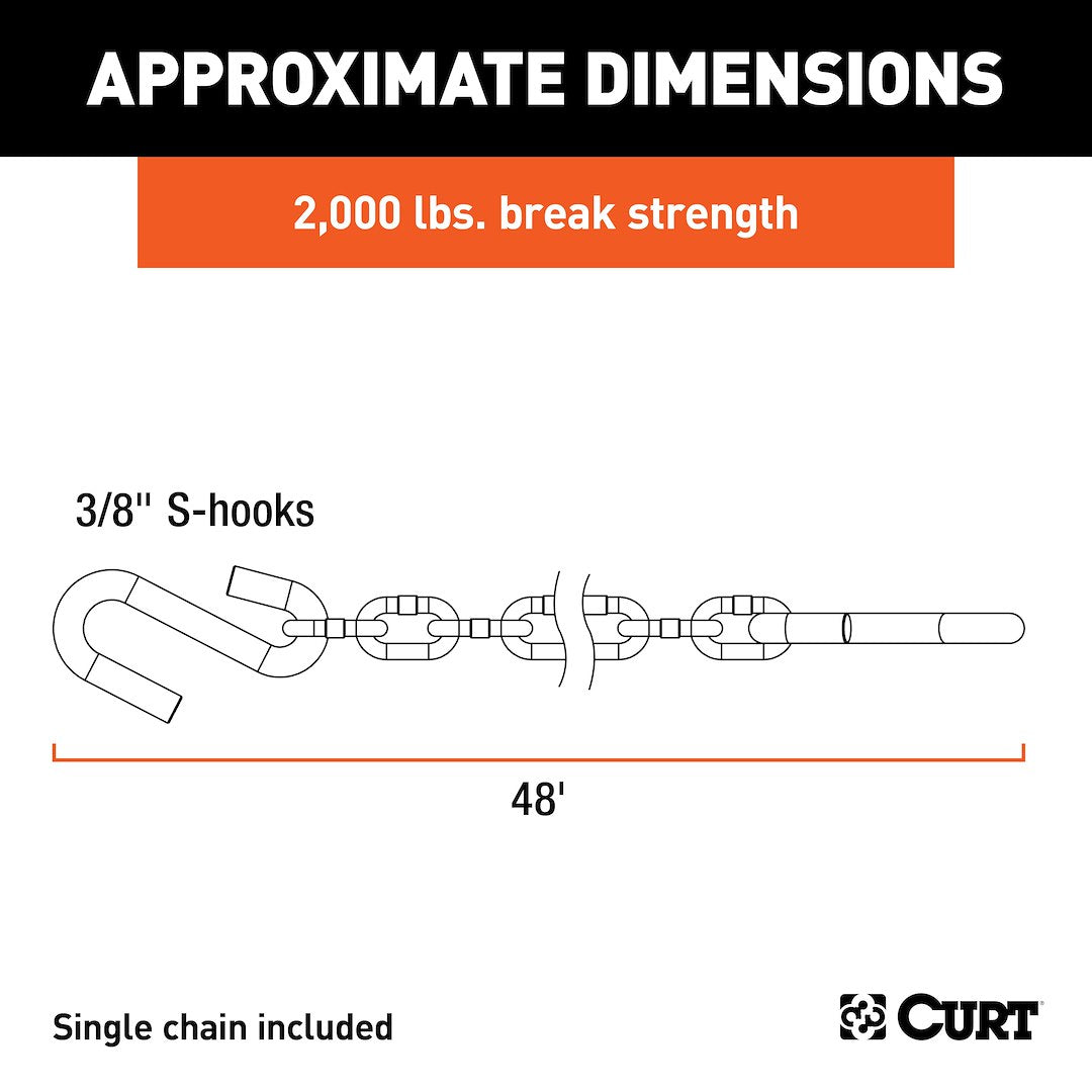 CURT Trailer Safety Chain (80010)