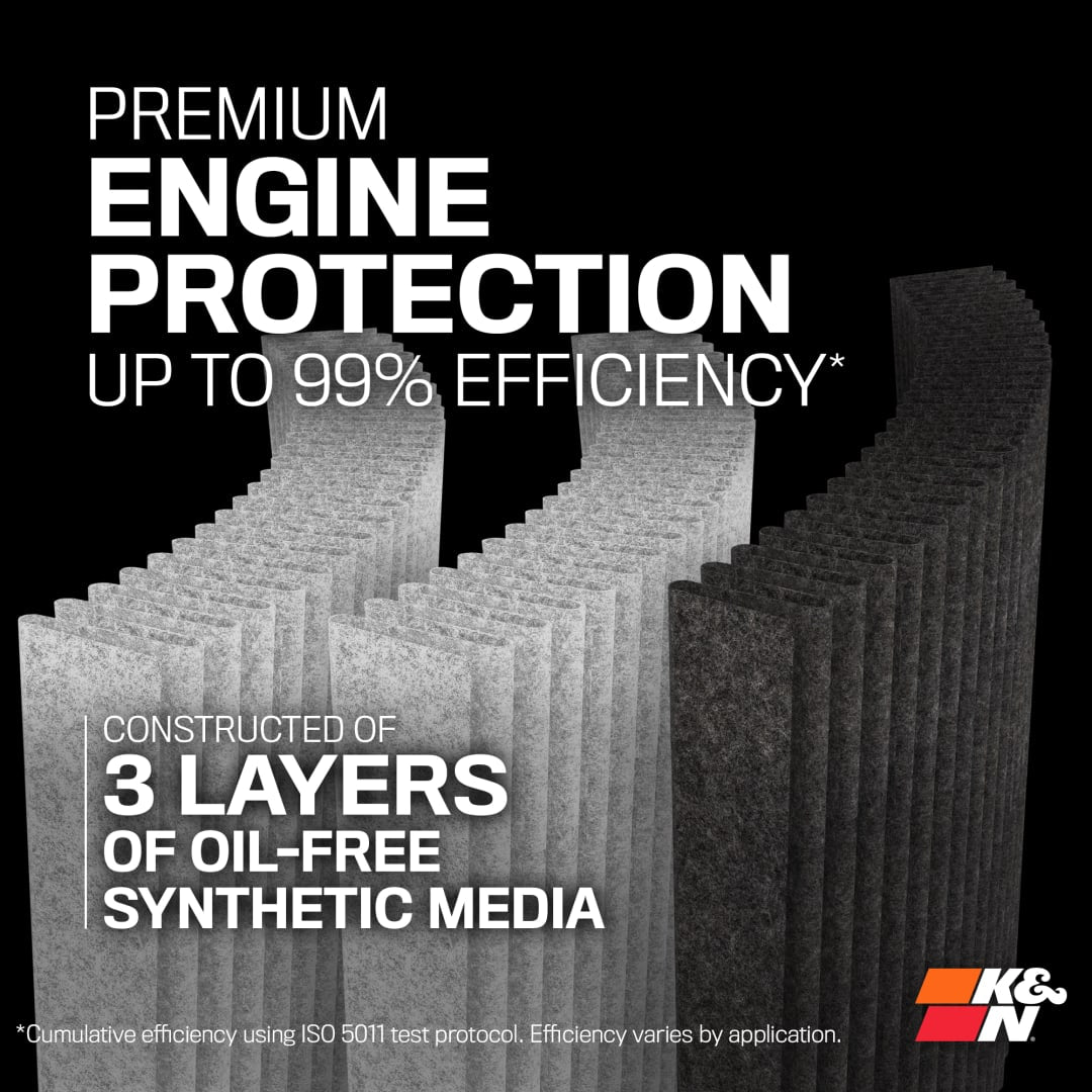 K&N 33-5005hbk Diesel Dryflow Air Filter