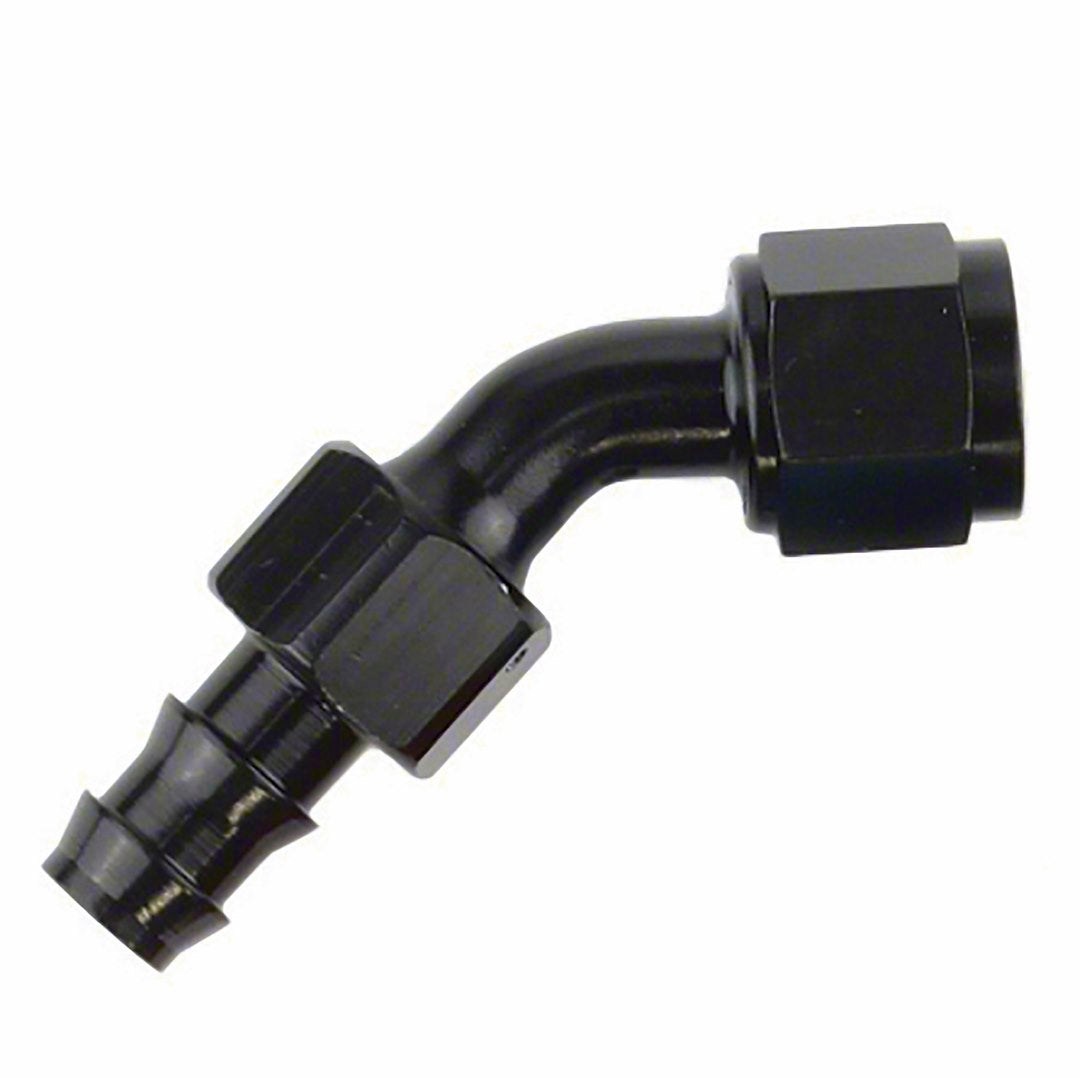 SpeedFX 520445BK Black 45-Degree -4 AN Push-On Hose End