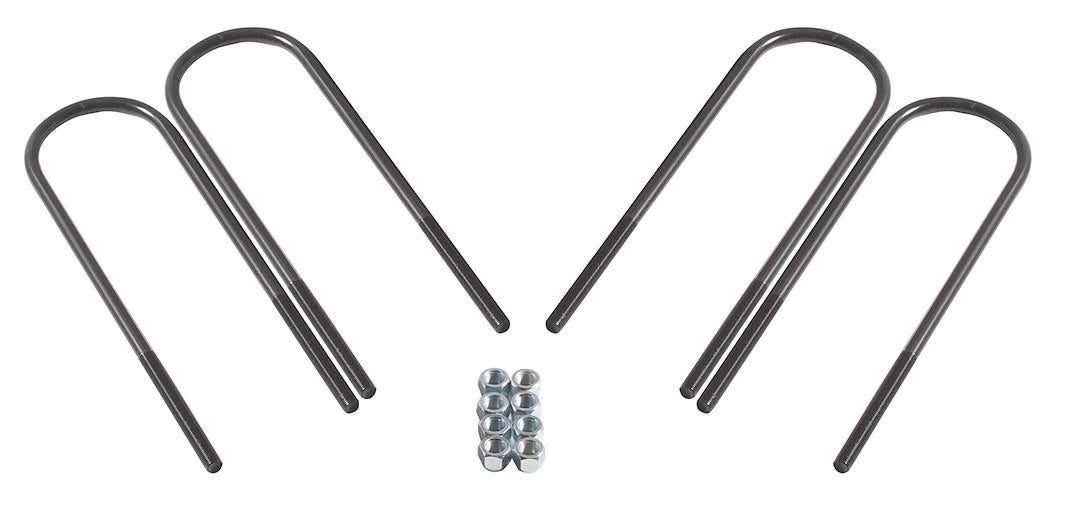 Skyjacker U9B8R Round Leaf Spring Axle U-Bolts, Four