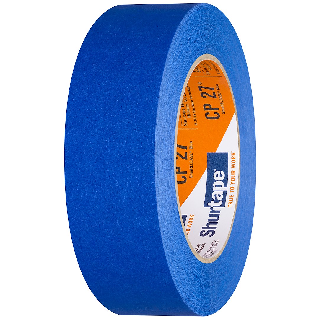 Shurtape 202879 CP 027 Blue Masking Tape, 24 Rolls