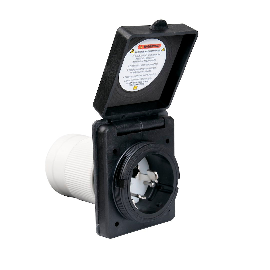 Marinco 6353elrv.Blk Power Inlet Port - image 2