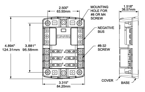 Blue Sea 5030-Bss Fuse Block - image 2