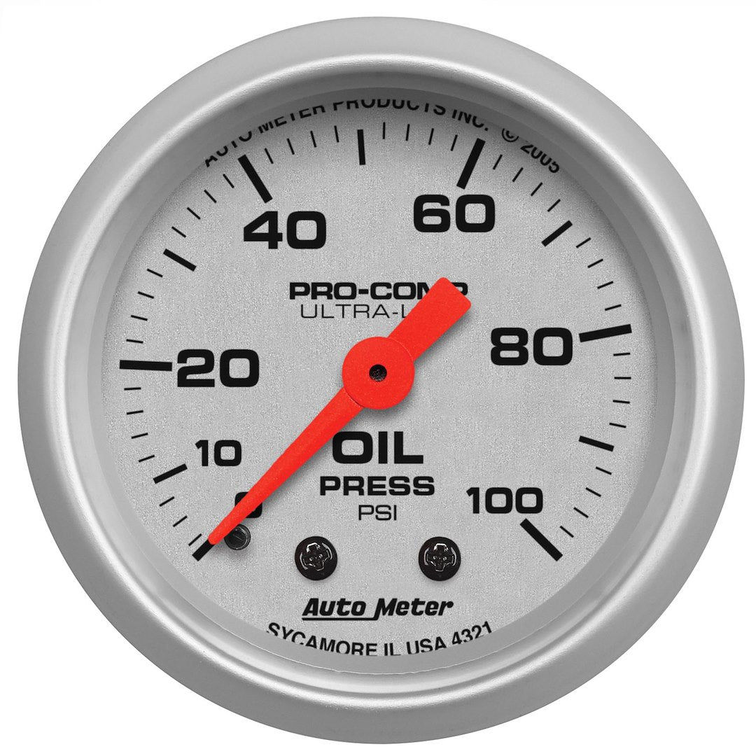 Autometer 4321 Gauge Oil Pressure - image 2