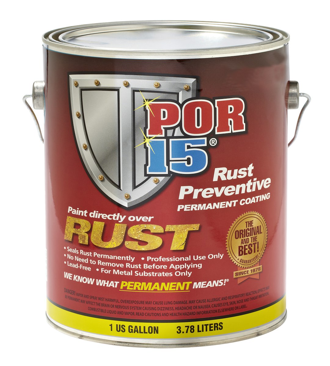 POR-15 45401 Semi-Gloss Black Rust Treatment, Gallon
