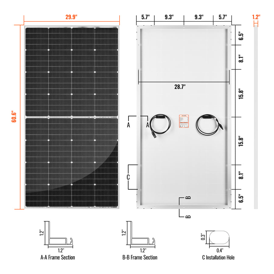 Rich Solar Rs-M250p Solar Panel - image 3