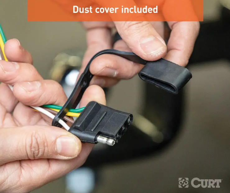 CURT 56560 OEM-Style 4-Flat T-Connector Harness - image 6