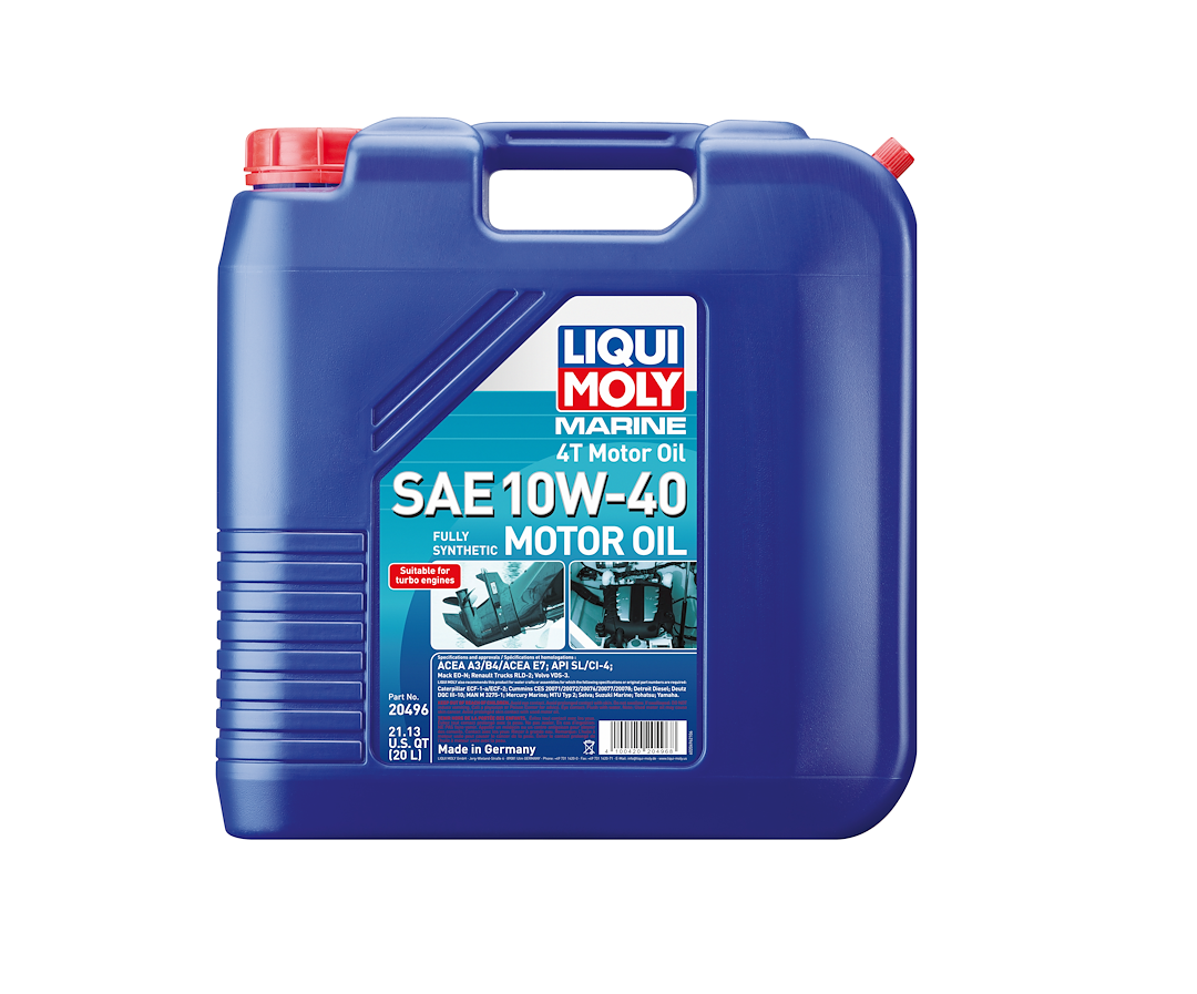 Liqui Moly 20496 Marine 4T 10W-40 Synthetic Oil