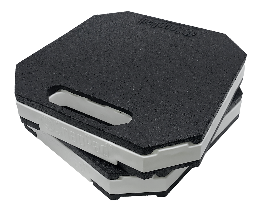 Snappad Stk2-White Trailer Stabilizer Jack Stand Pad - image 1