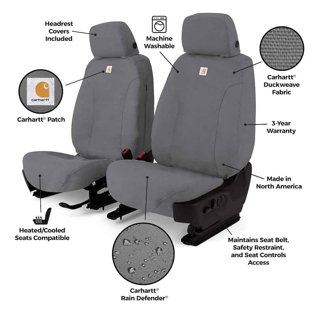 Covercraft SC3511CAGY Carhartt Gravel F-550 Bench Seat Cover