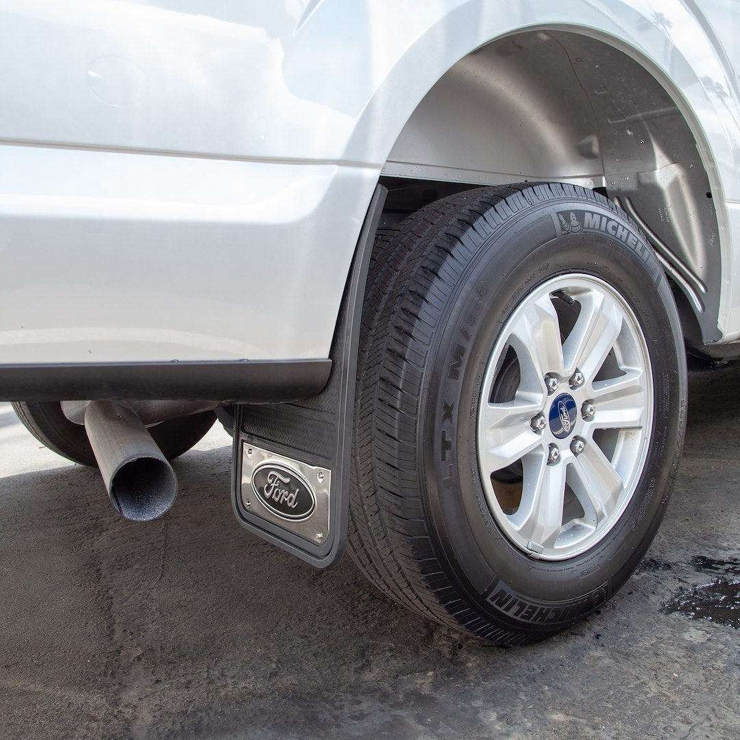 Plasticolor 001838R01 Ford Rear Mud Flaps, Set of 2