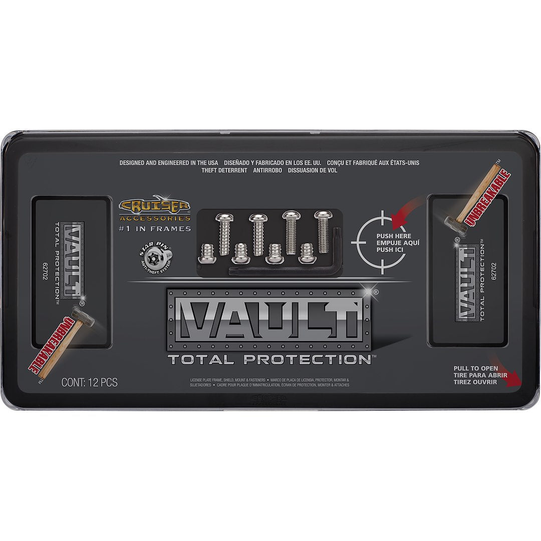 Cruiser 62702 Red/Smoke Plate Frame and Shield Kit - image 1
