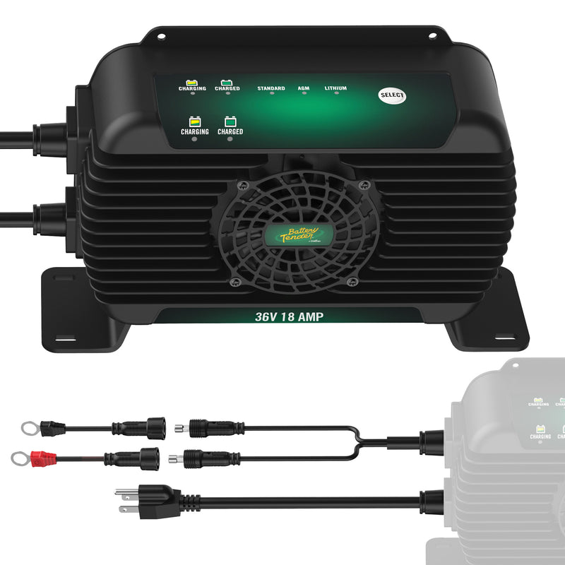 Battery Tender Power+Plus 36 Volt 18 Amp Battery Charger 022-2013-DL-WH - image 6