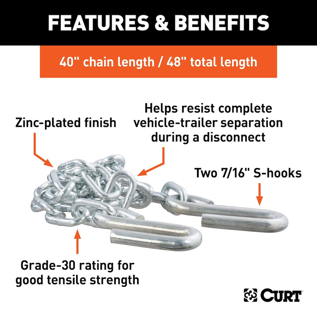Curt 80031 Trailer Safety Chain - image 2