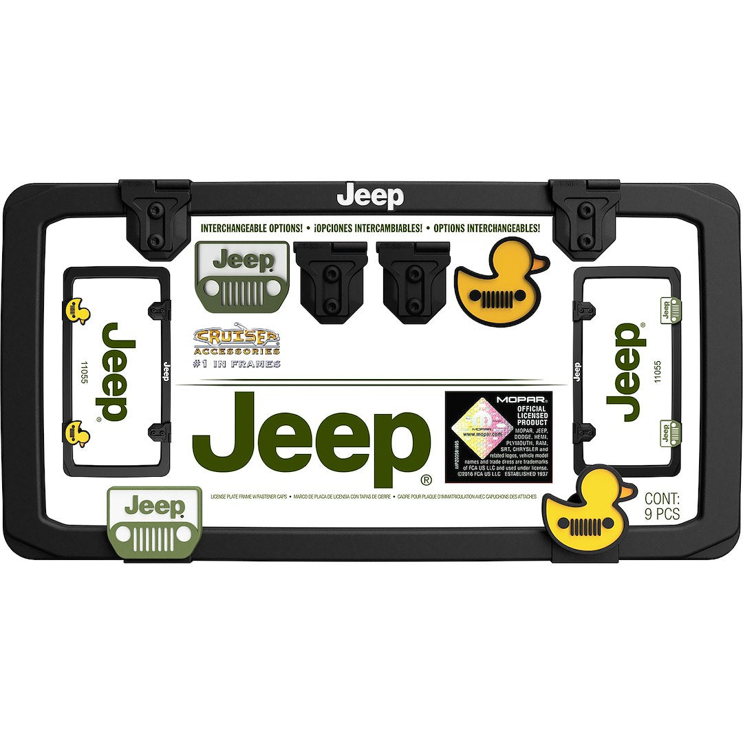 Cruiser 11055 Black Jeep License Plate Frame - image 2