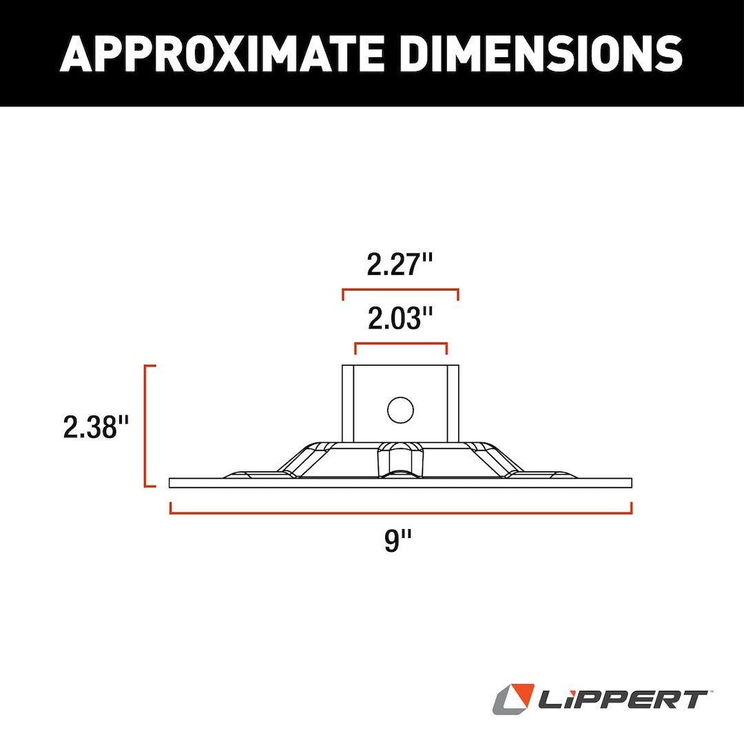 Lippert Components 362486 Leveling Jack Foot Pad - image 2