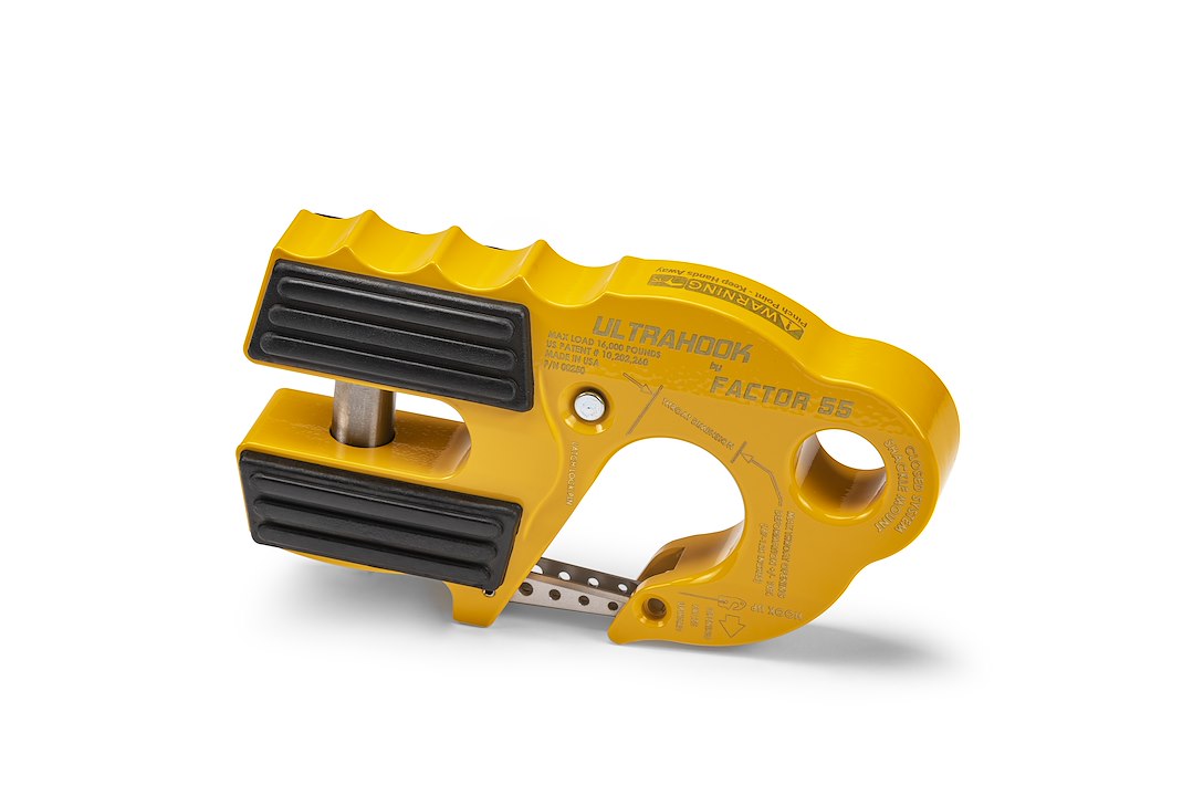 Factor 55 00250-03 Yellow Ultrahook Winch Clevis Hook