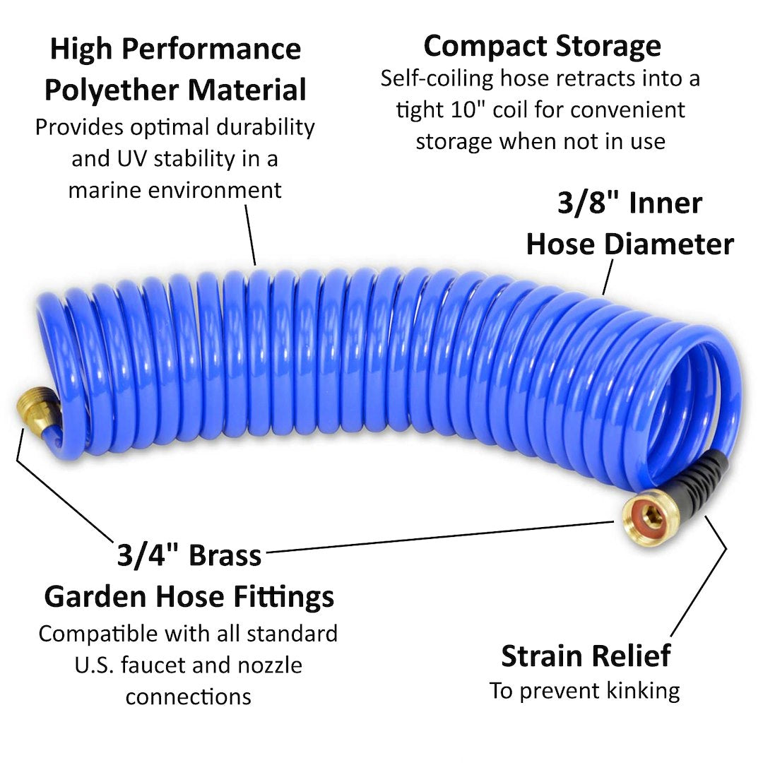 Hosecoil Hs2500hp Standard Series Washdown Hose