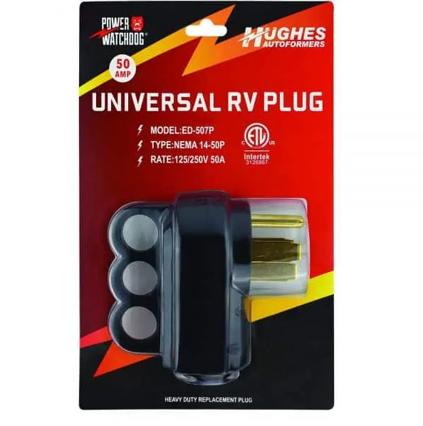 Hughes Auto 50aplug Power Cord Plug End - image 5