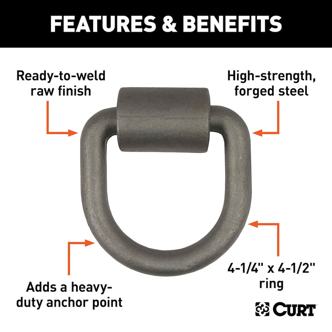 CURT Tie Down Anchor (83750) – Material: Steel