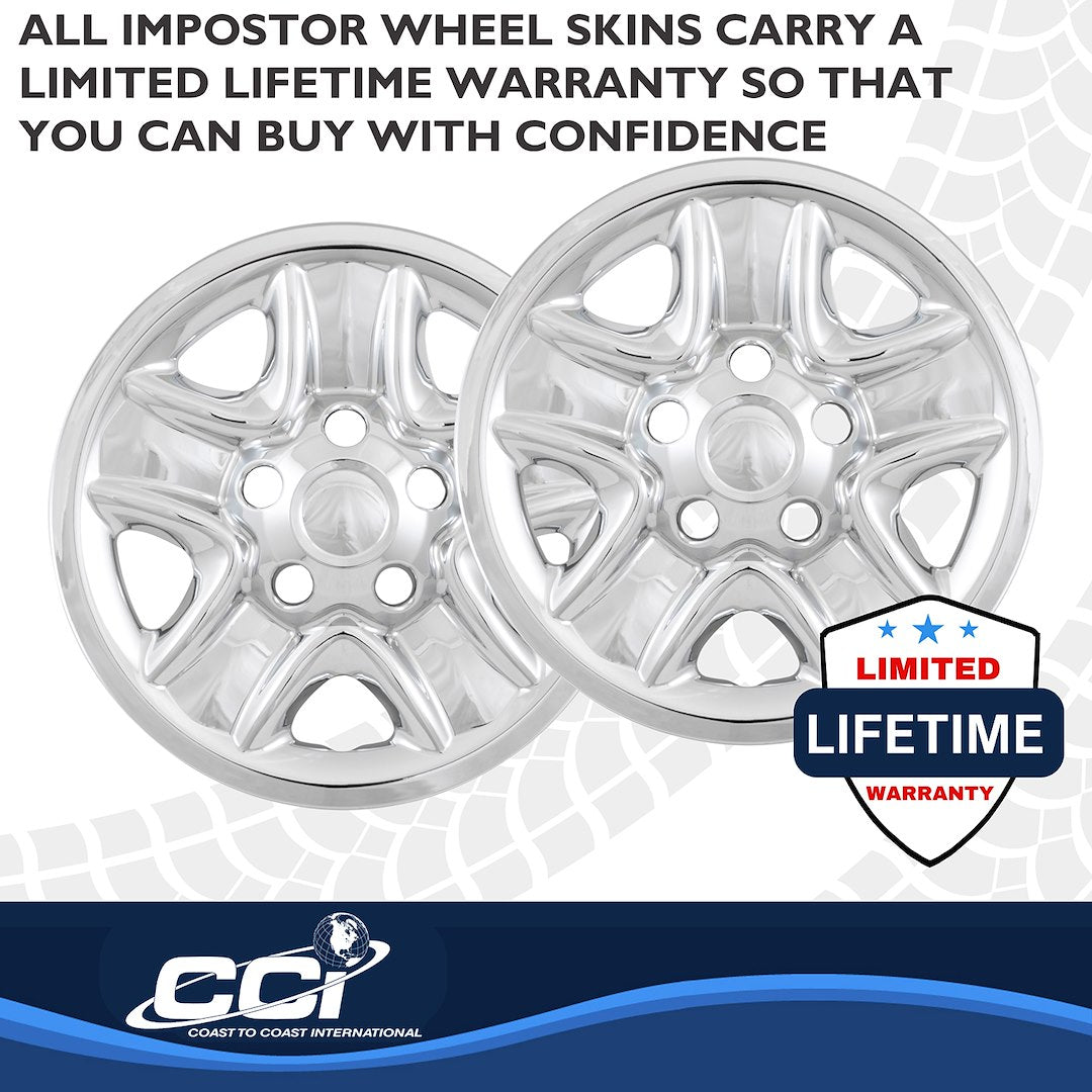 Coast To Coast IMP77XN 18-Inch Chrome Tundra Wheel Skins - image 4